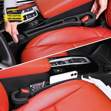 Car Organizers and Storage Set of 2, Car Seat Gap Filler with Hook and Window Br