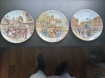 3x Teeteller Antiquitäten. Limitierte Ergänzung. Hergestellt von Brian Eden, Stoke On Trent