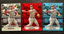 Alex Bregman 2025 Topps Stadium Club Red & Blue Foil With Base #10