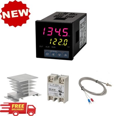 Kit de controlador de temperatura PID, alto voltaje de 100 V CA a 240 V CA, incl
