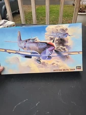 LP178 HASEGAWA 09105 Maquette 1/48 1:48 Avion militaire Spitfire Mk.Vb Trop