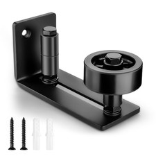 Sliding Barn Door Floor Guide for Bottom Adjustable Roller - 8 Assemble Setup...