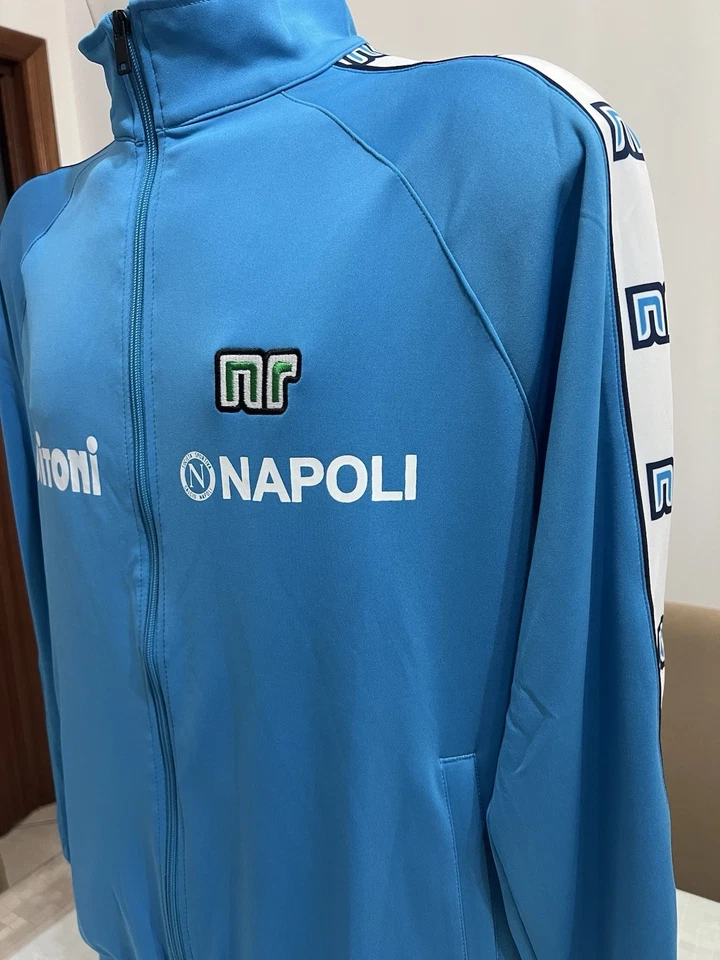 Giacca Vintage Napoli NR Buitoni Maradona 1986/87 Foto 3 de 4