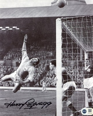 Harry Gregg signiertes 10x8 Fußball Foto ACG COA AG21326