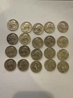 1964 25C (Proof) Washington Quarter Lot of 20 90% silver circulated coins