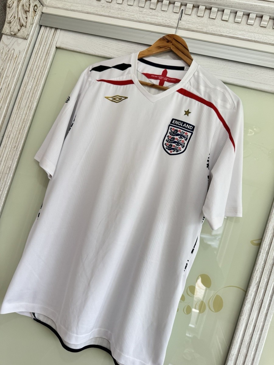 England 2008-2009 Home Soccer Jersey Football Kit Shirt Size XL | eBay