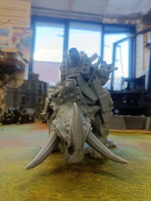 Orkaz Orc Horned Squigoth Stompa Beast Squig Battlewagon
