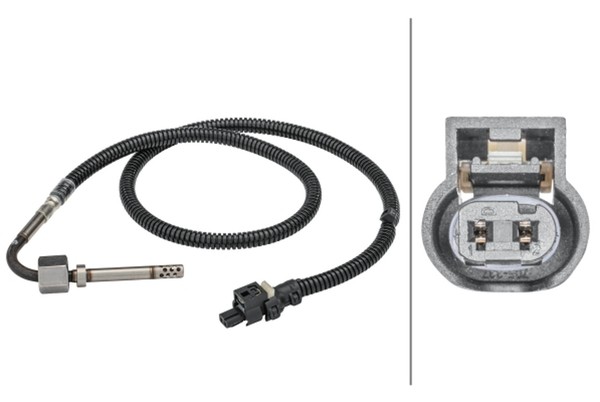 Hella Sensor Abgastemperatur 6PT 358 181-691 FüR Mercedes Klasse W221 V221 GLK-image