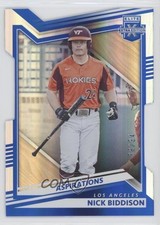 2022 Panini Elite Extra Edition Aspirations Die-Cut 36/94 Nick Biddison #135 nd3