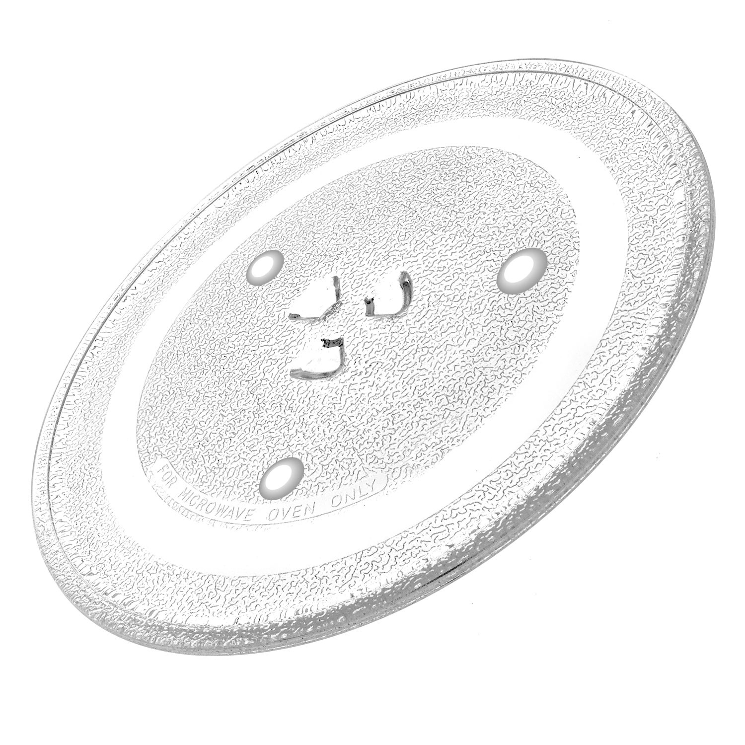 270mm Universal Microwave Turntable Tempered Glass Plate (6 Fixer/Hub/Lug)