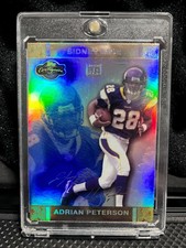 2007 Topps Co-Signers Adrian Peterson Minnesota Vikings Rookie Refractor  01/25
