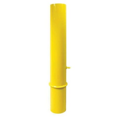 Zoro Select Ibp06040-Y-F Bollard,Removable,6'',Carbon Steel,Yellow