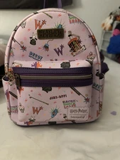 Loungefly Harry Potter Weasleys' Wizard Wheezes Mini Backpack Purple