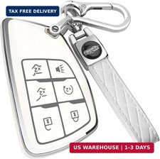 XIYANG TRADE for Chevy Key Fob Cover with Keychain,Key Case Shell TPU Protection