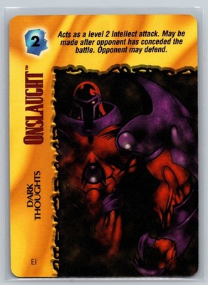 1995 Marvel OverPower CCG Onslaught EI Dark Thoughts Special Card