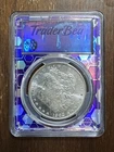 1902-O Morgan Silver Dollar PCGS MS64 Trader Bea Custom Purple Core