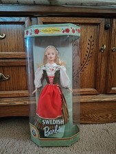 1999 Dolls of the World Swedish Barbie Doll, Collector Edition NRFB