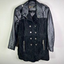 Iman Suede And Leather Women’s Jackets Size 1x