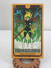 HEROCLIX X of Swords Tarot Card PAGE OF WANDS