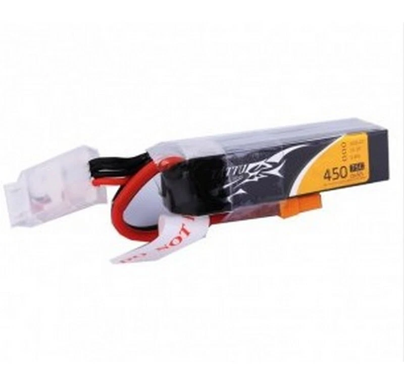 GensAce Tattu 450mAh 3S1P 11,1V 75C LiPo-Akku XT30 für H-Rahmen - Bild 2 von 2