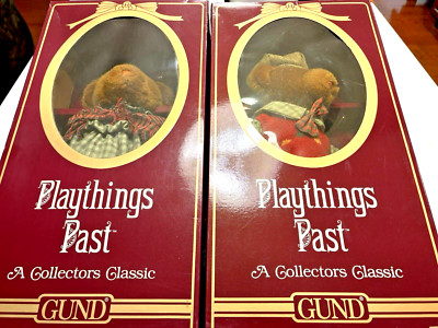 Gotta Getta Gund  Playthings Past  Collectors Classic - ( Lot of  2 )