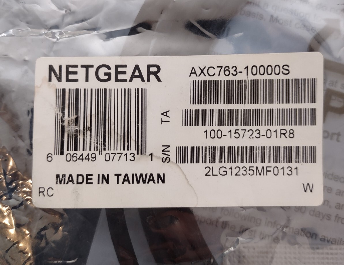 Netgear AXC763-10000S Network Cable - 9.84 ft - 1 x SFP+ - 1 x SFP+ ...
