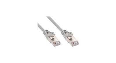 InLine  Patchkabel, SF/UTP, Cat.5e, grau, 3m