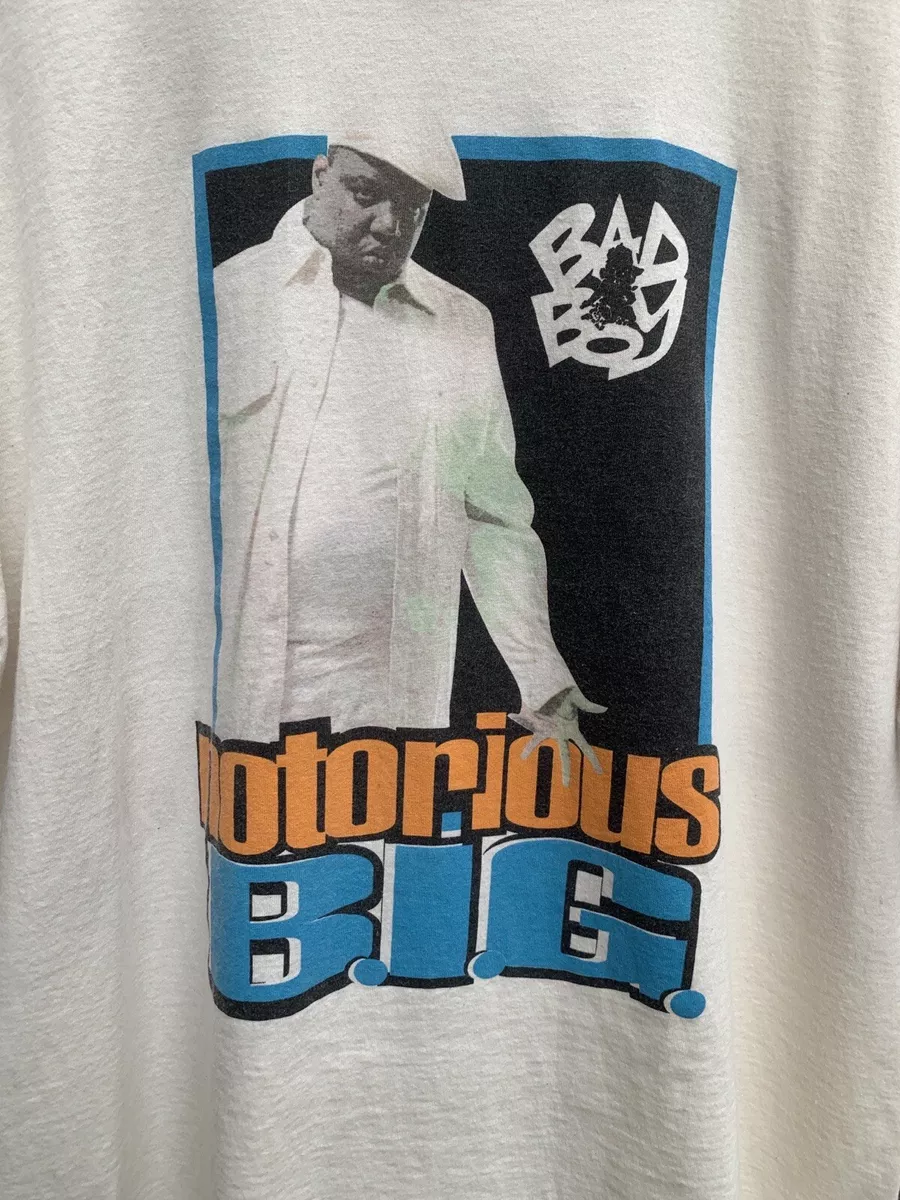 Rare 1996 Notorious BIG Official Bad Boy Promo Rap T Shirt 90s