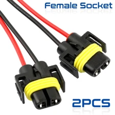 2pcs Wire Pigtail Female 898 881 896 862 Fog Light Harness Bulb Socket Connector