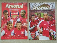 ARSENAL 2010 & 2012 OFFICIAL Wall Calendars in EXCELLENT CONDITION