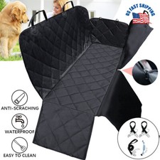 Dog Seat Cover Hammock for Back Seat Durable Waterproof Car Truck  Pet Seatbelt