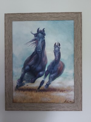 Cuba ,Original Fine Arts Painting Oil  Paint,Framed   ️