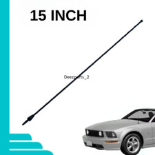15" Short Black Antenna Mast Replacement AM/FM For FORD MUSTANG 1979-2009