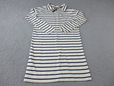 Vineyard Vines Dress Womens Adult 2XS XXS White Blue Stripes
