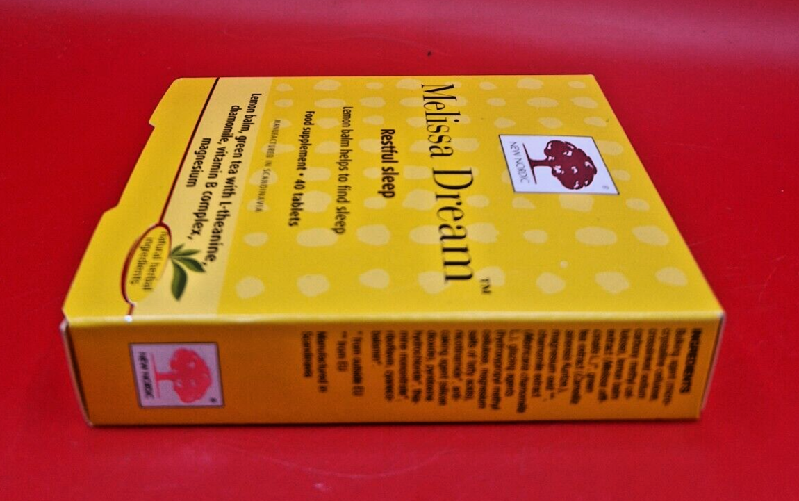 New Nordic Melissa Dream 100 Tablets for Restful Sleep for sale online eBay