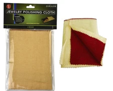 12" x 12" Double Layer Jewelry Polishing Buffing Cloth Silver Gold Metal Antique