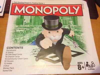 Original 2015 Standard Edition Monopoly Instructions Rules Booklet Book