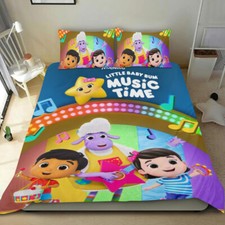 Little Baby Bum Bedding Sets 3 Piece Twin Duvet Cover Set For Kids Girls Gifts
