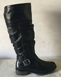 womens black riding boots size 9