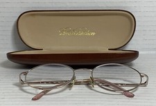 Brooks Brothers Eyeglasses Full Rim Wire Bifocals With Hard Brown Case