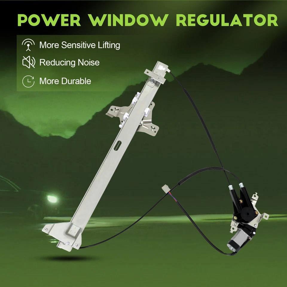 Para 1992-2014 Ford E150 E250 E350 Van Front LH com regulador de janela de energia do motor - Imagem 3 de 4