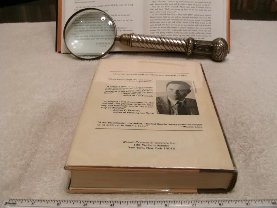 Stephen Hunter *THE MASTER SNIPER* HC/DJ 1st Edition - 1st Printing Foto 4 de 4