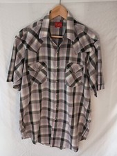 Ely Plains Large Pearl Snap Plaid Western Shirt