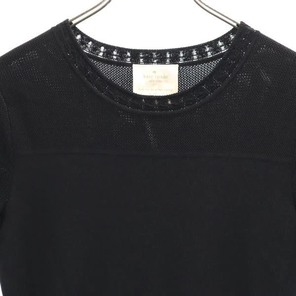 Kate Spade maglia manica corta pezzo unico S serie nera donna