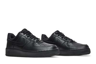 DD8959-001] Womens Nike AIR FORCE 1 LOW 07 'BLACK' | eBay