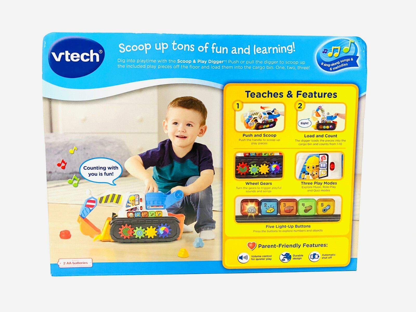 vtech baby scoop and play excavator