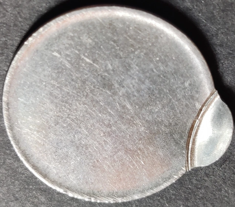 India Re 1, UNC Error, Year & Mint not visible with 'Huge OFF CENTER', FSS (A5) - Image 2 of 2