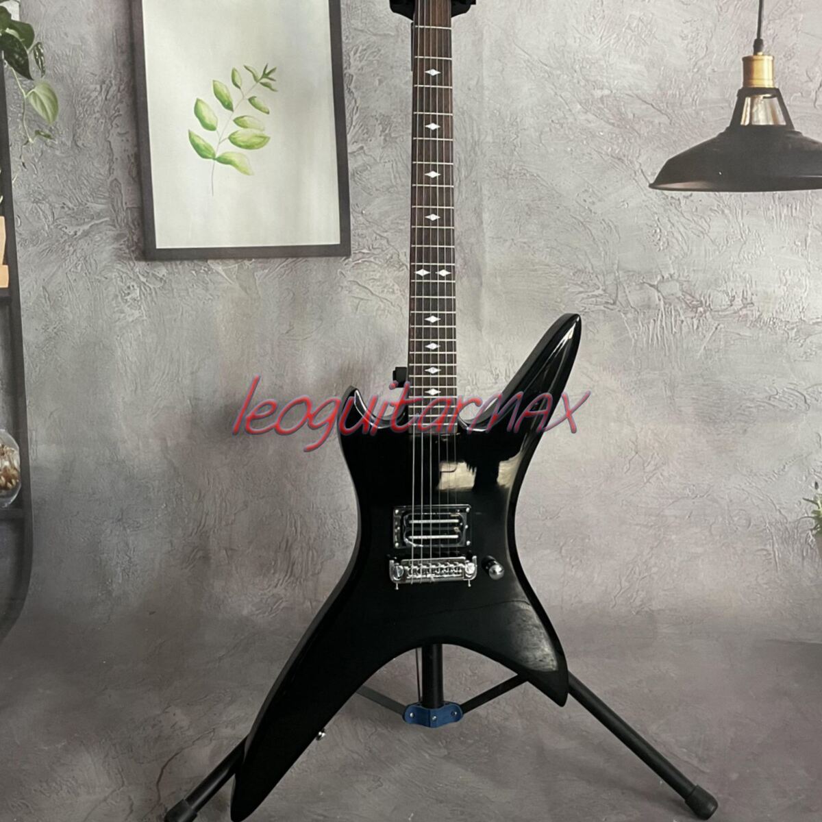 BC Electric Guitar Rich Black Death Metal H Open Pickups BC Electric Guitar Rich Black Death Metal H Open Pickups