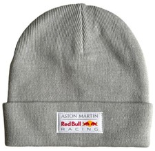 Red Bull Racing F1 Aston Martin Mütze Beanie Strickmütze Wintermütze Grau
