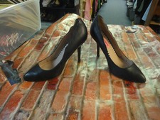 betsey Johnson black heels pumps Raciee1W  8W
